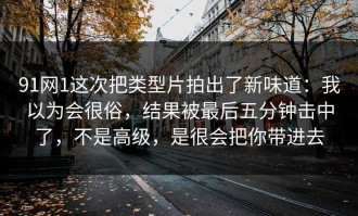 91网1这次把类型片拍出了新味道：我以为会很俗，结果被最后五分钟击中了，不是高级，是很会把你带进去