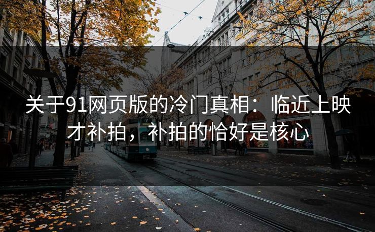 关于91网页版的冷门真相：临近上映才补拍，补拍的恰好是核心